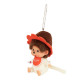 Monchhichi Monmate 復古花朵大頭掛件